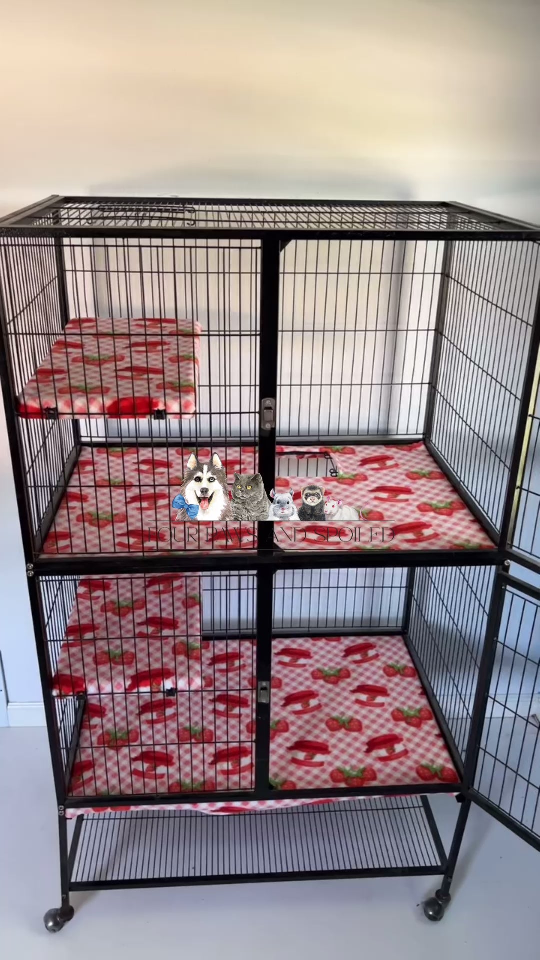 Feisty Ferret Home Fitted Cage Liners FourPawsAndSpoiledCo