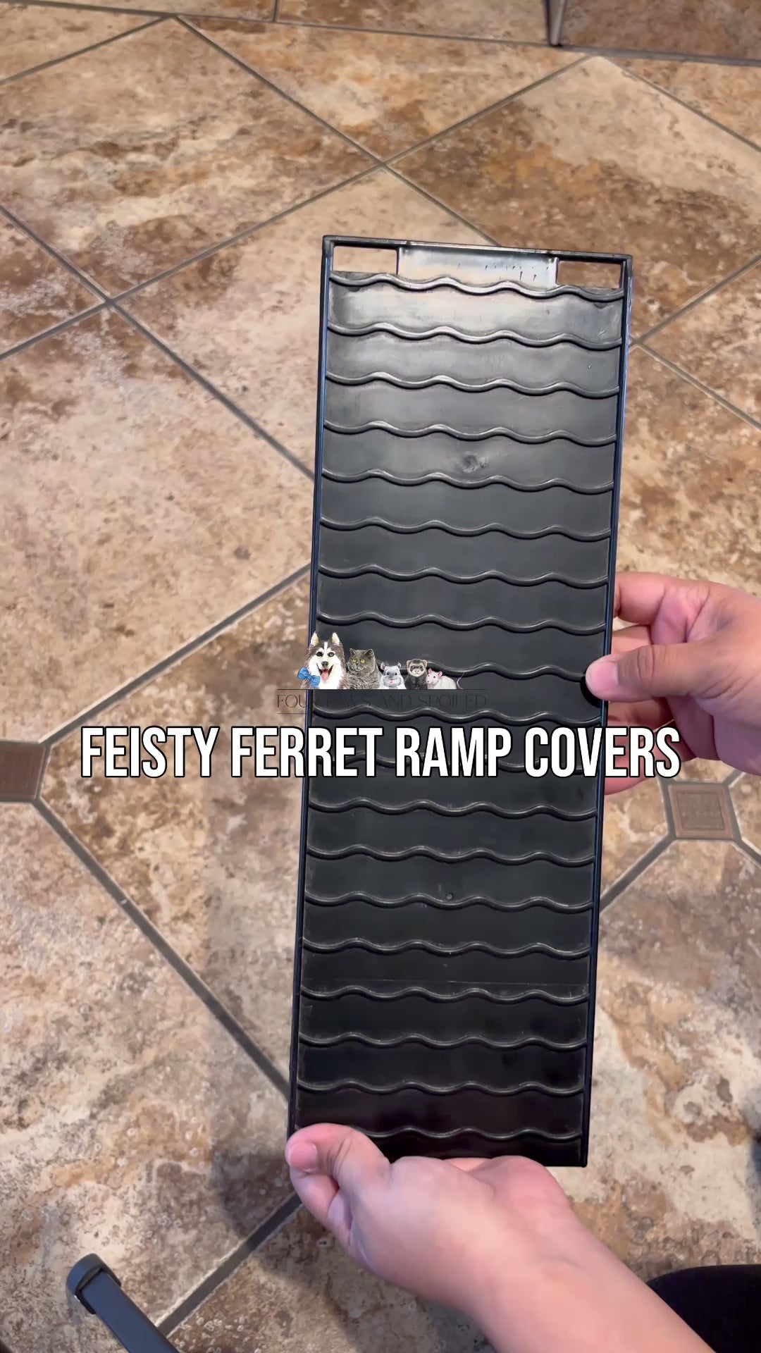 Ramp Covers for Feisty Ferret Cage FourPawsAndSpoiledCo